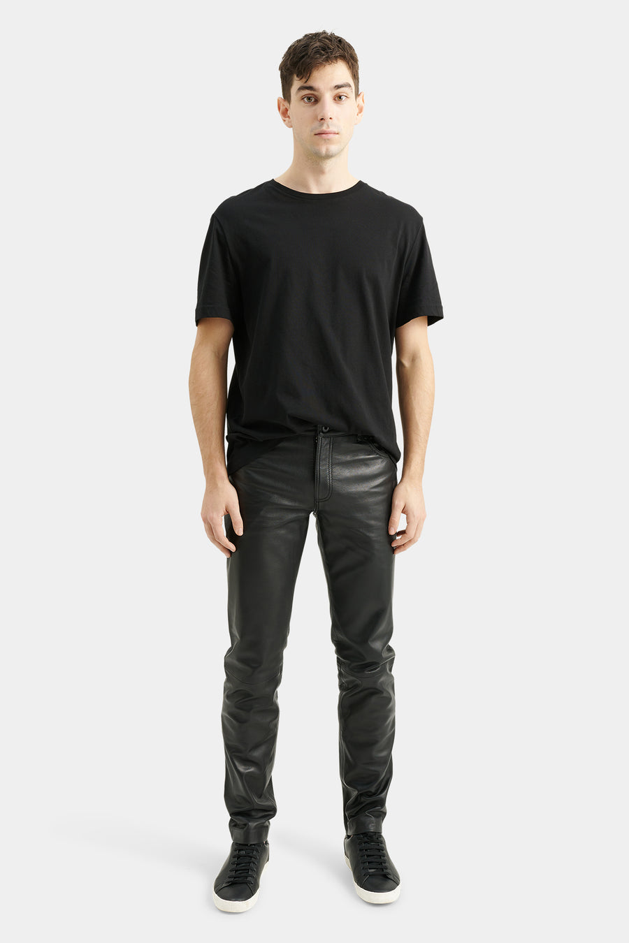 Rockandblue Leren broek Abbe Pants voor heren