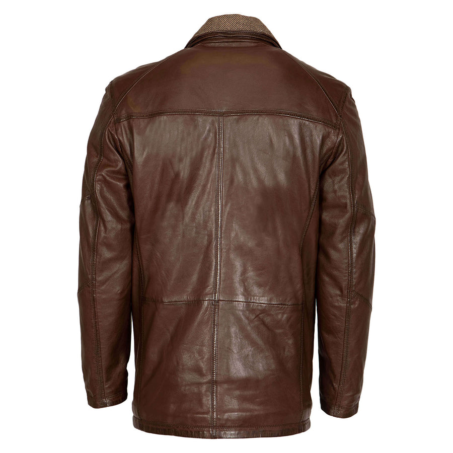 Carlo Sacchi T-Parka Classic Bruin Lerenjas