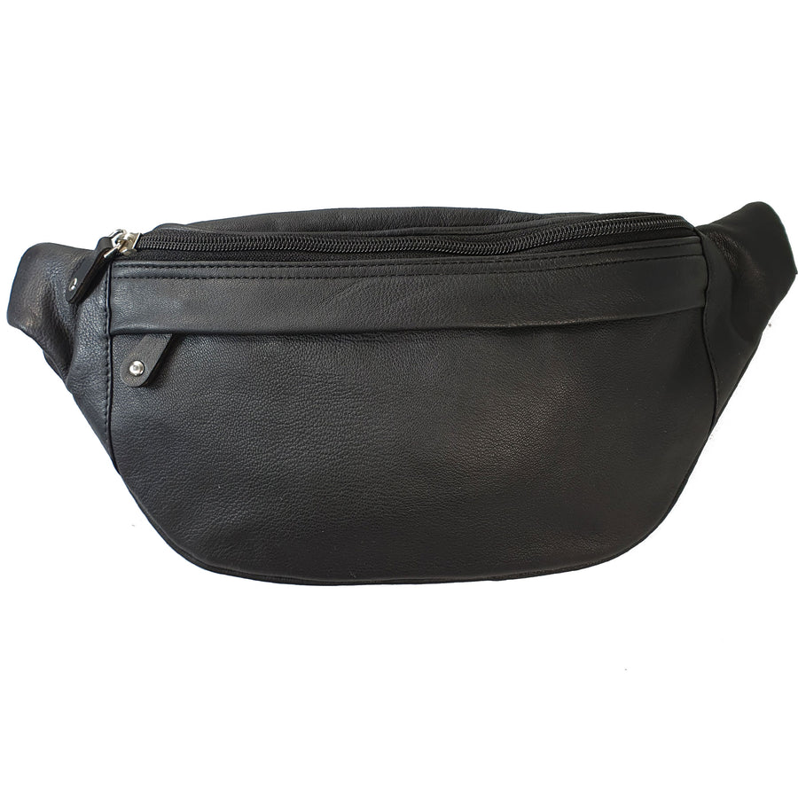 Leren heuptas XL