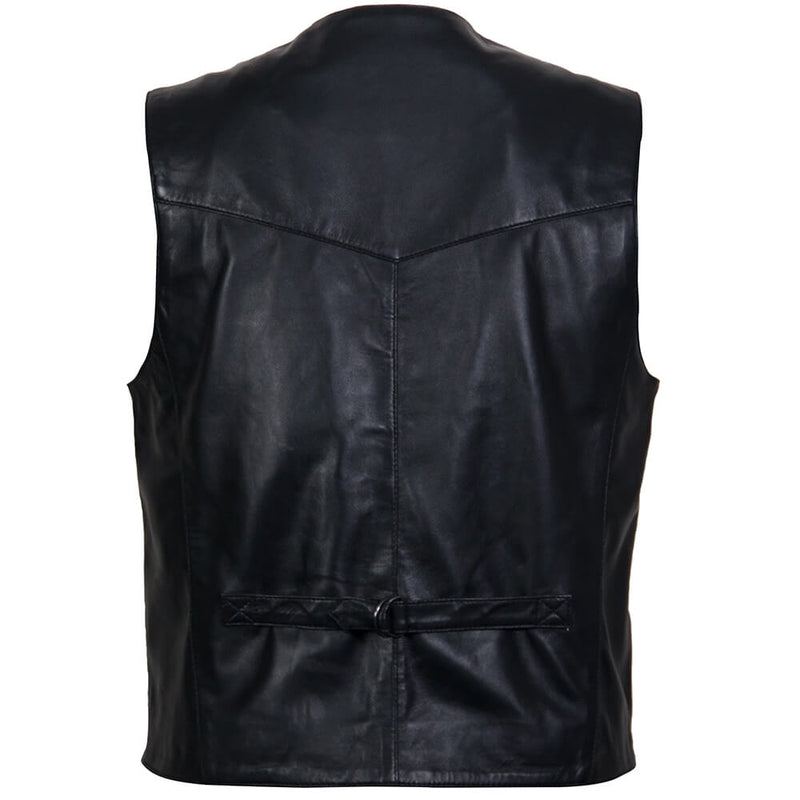 9914 Classic Zwart Lerenvest