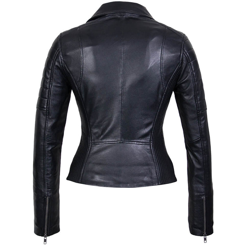 Perfecto Basic Biker Zwart Lerenjas
