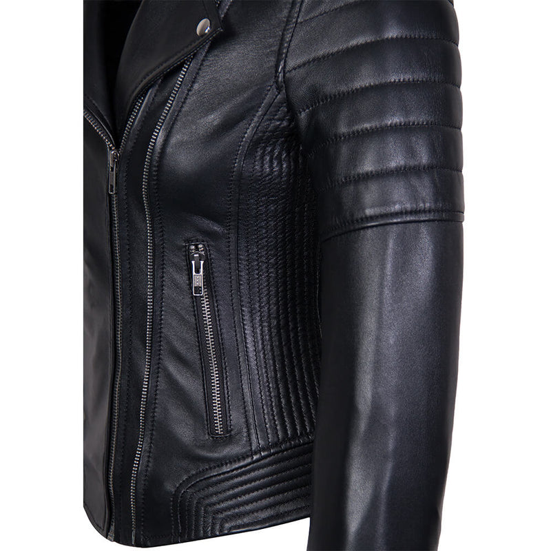 Perfecto Basic Biker Zwart Lerenjas